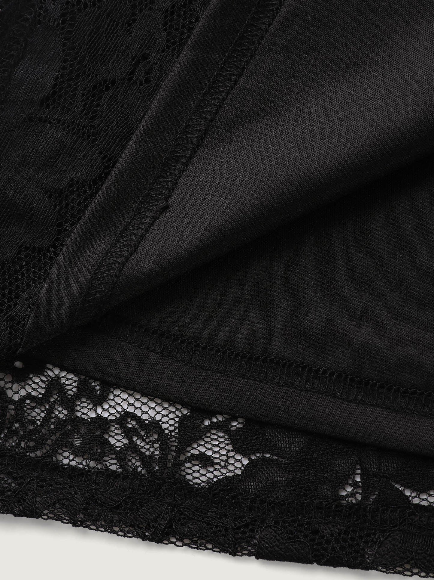 Floral Lace Metal Detail Midi Dress