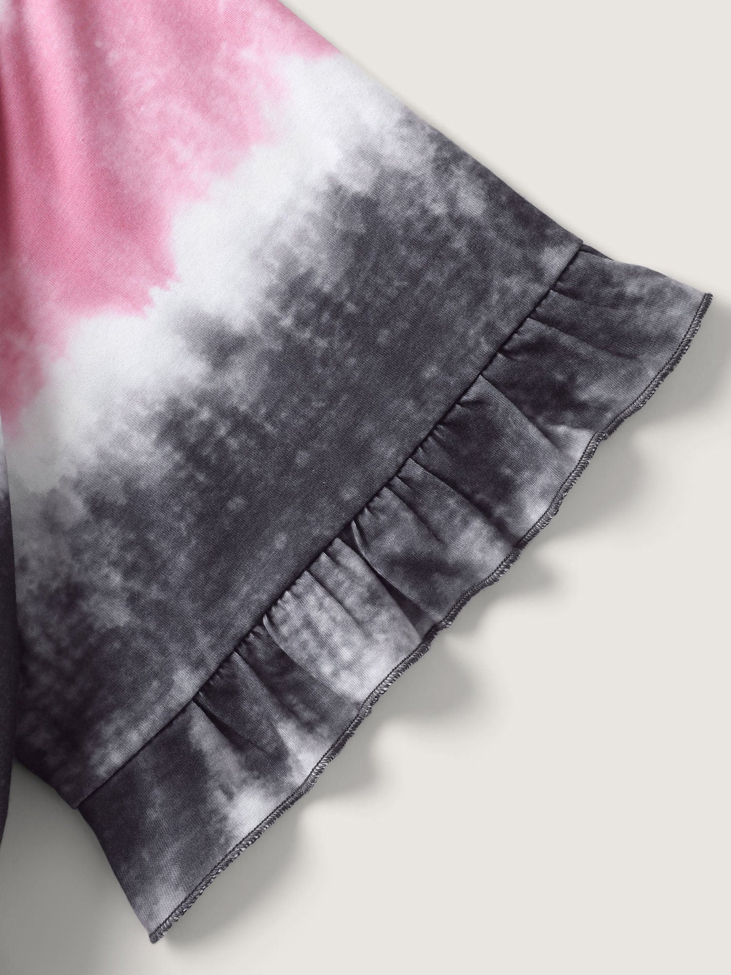 Supersoft Tie-Dye Drawstring Midi Dress