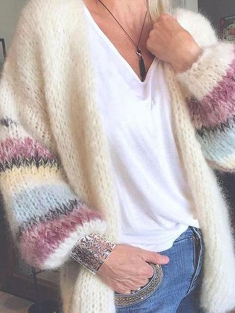 Winter sale Sleeve Print Long Sleeve Sweaters