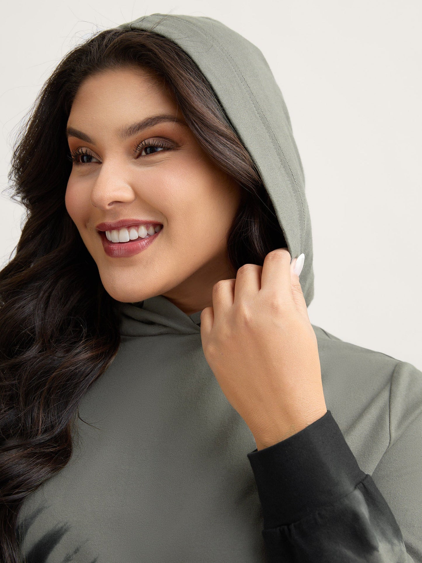 Cotton Dip-Dyeing Smudge Hoodie