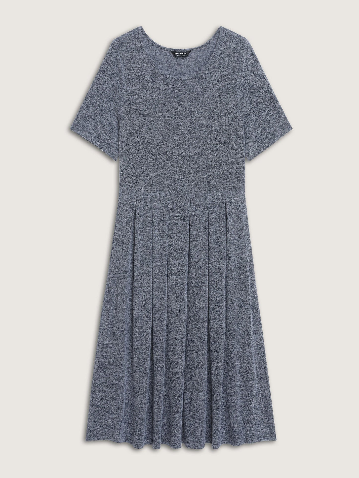 Supersoft Heather Stretch Midi Dress