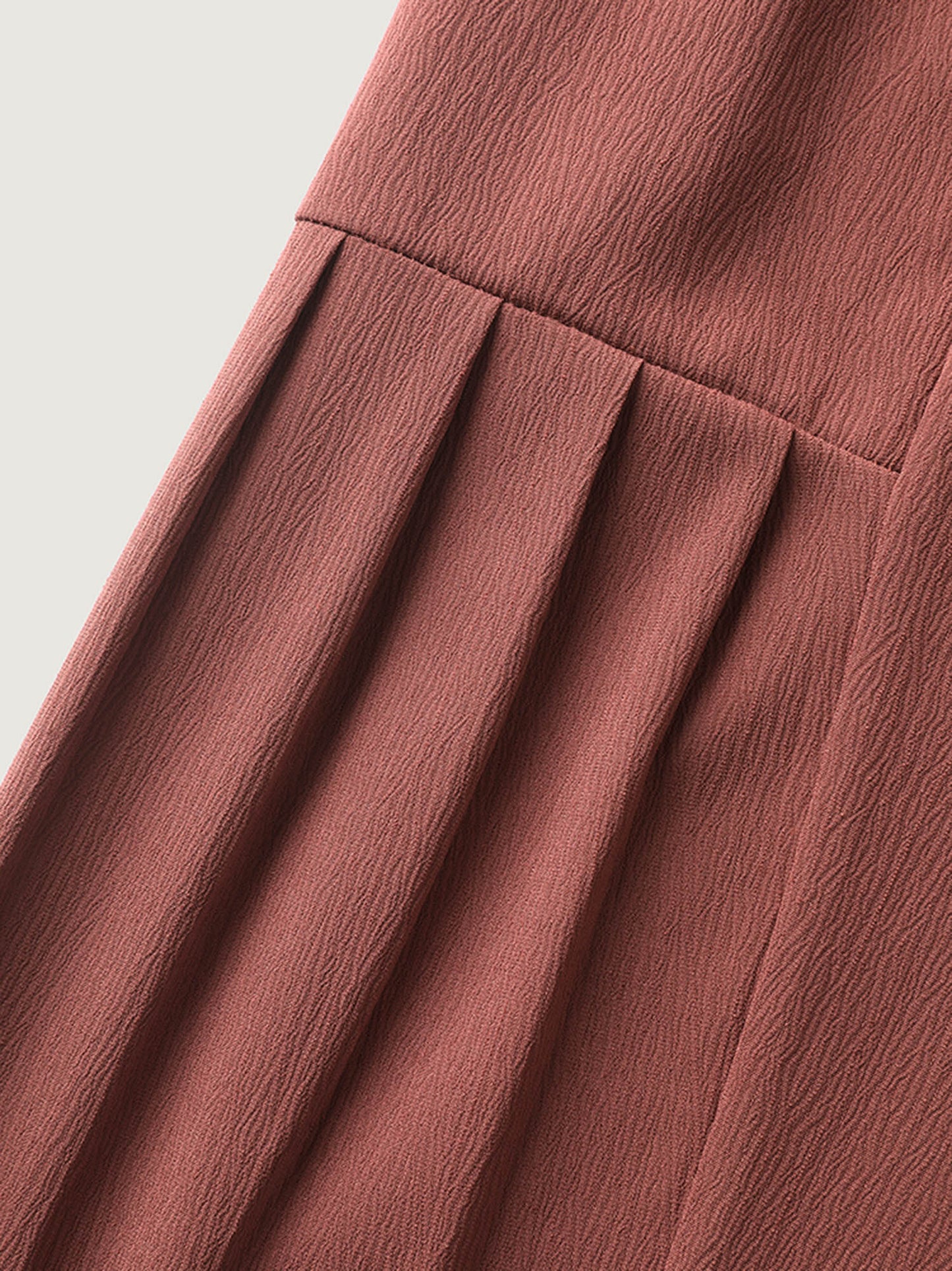 Stretchy Pockets Waist-Tie Straight Pants