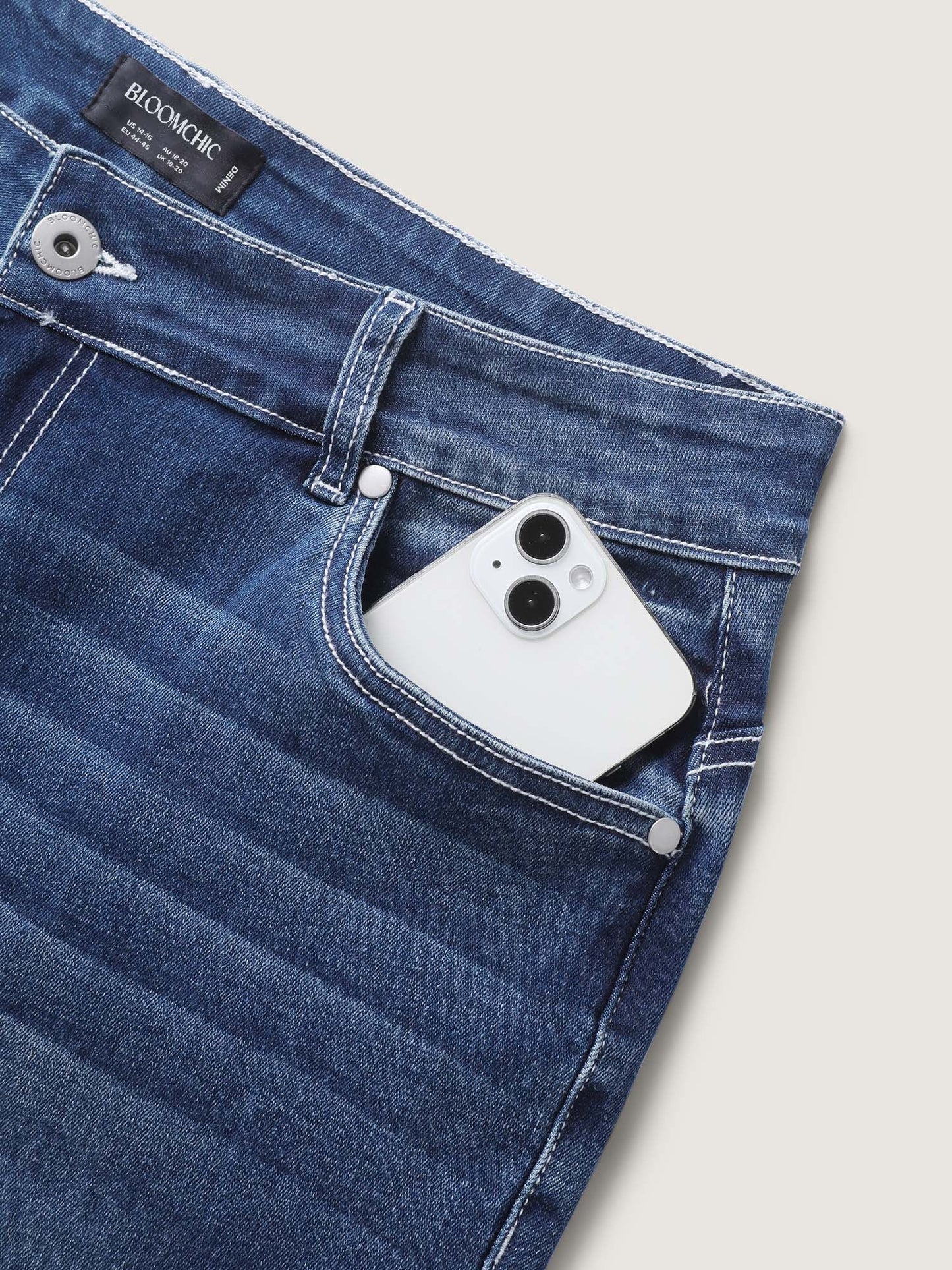 Stretchy Booty-Lifting Skinny-Fit Jeans