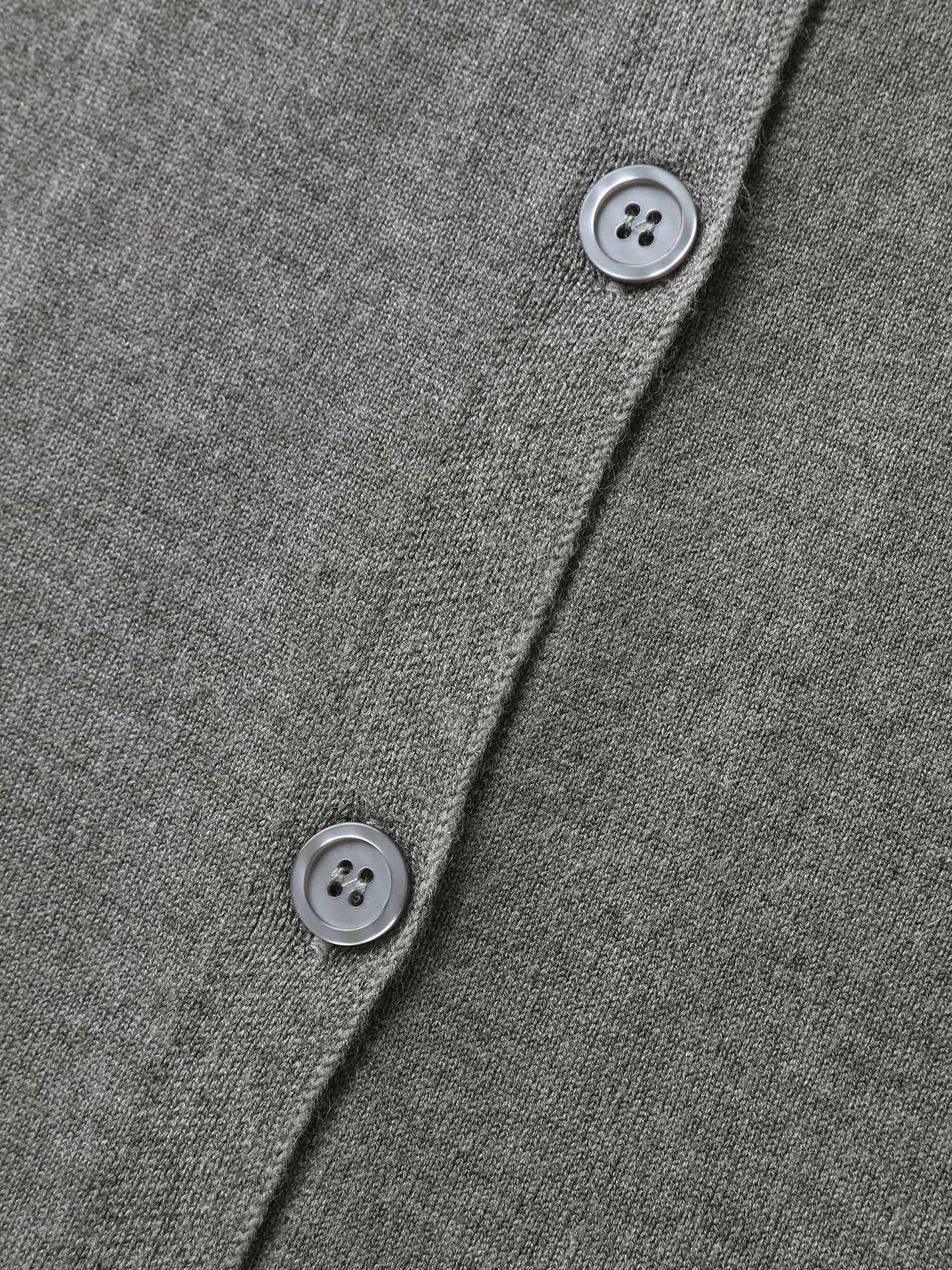 Supersoft Button Round Neck Lightweight Cardigan
