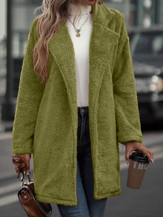 Casual Shawl Collar Other Coat