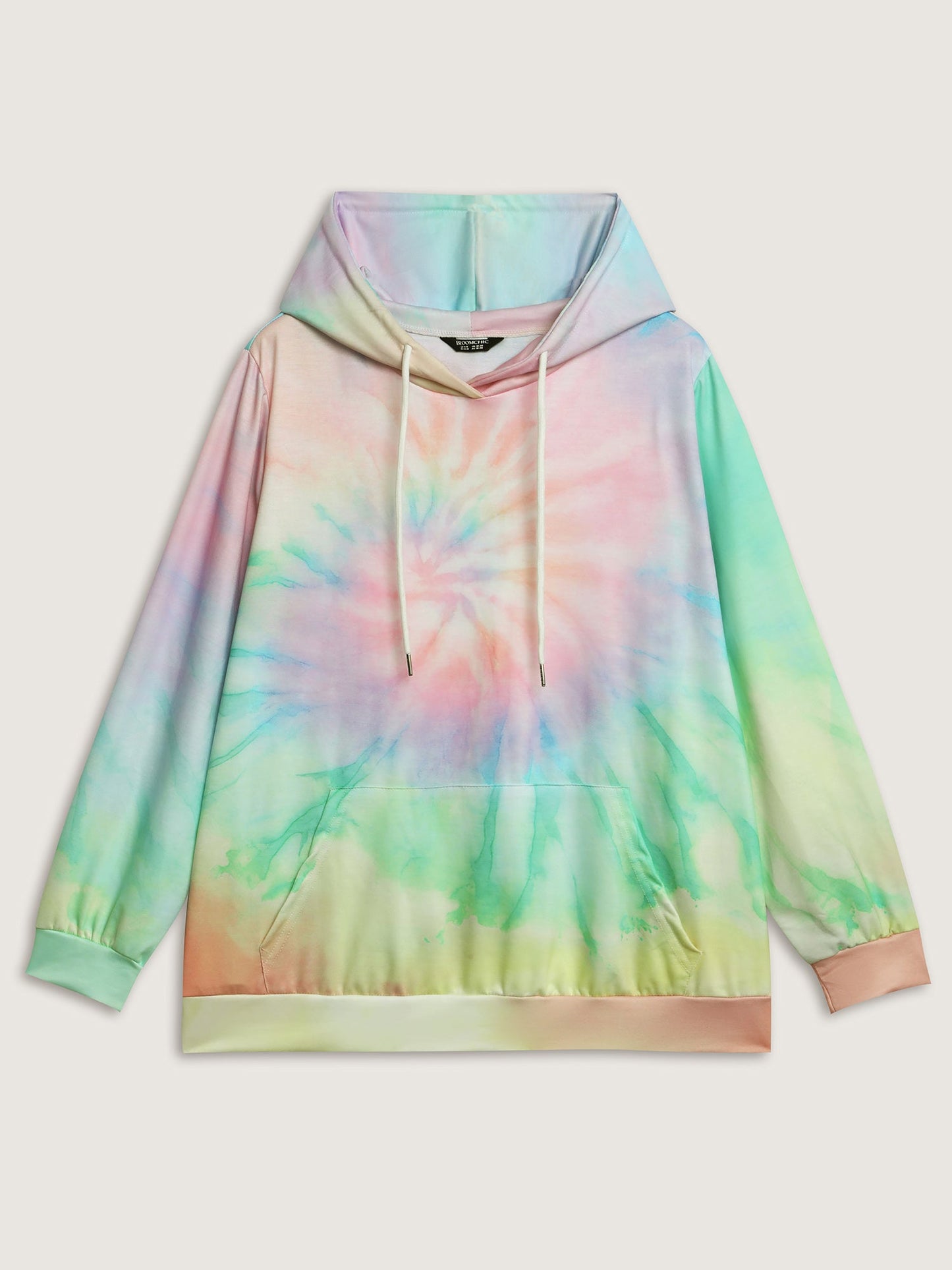 Tie-Dye Blend Pockets Hoodie