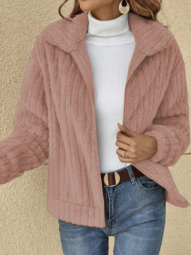 Women Casual Daily Loose Long Sleeve Coat