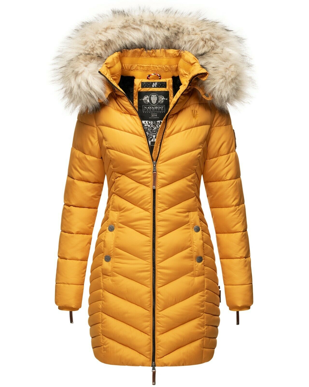 Fashion ladies parka coat