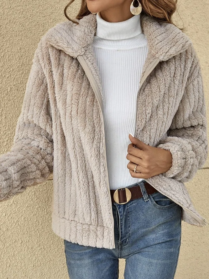 Women Casual Daily Loose Long Sleeve Coat