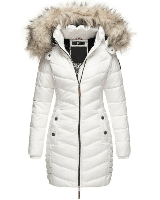 Fashion ladies parka coat