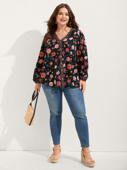 Rayon Colorful Button Front Shirt
