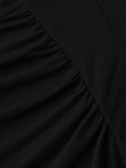 Supersoft Stretchy Pleated Bodice T-Shirt
