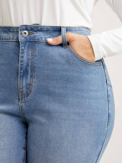 Butt-Lift Bootcut Mid Rise Jeans