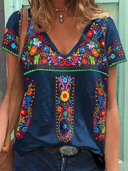 Regular Fit Casual Short Sleeve Tops