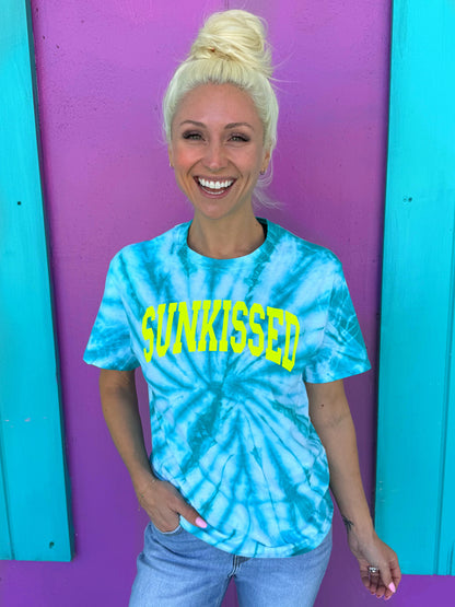 Sunkissed Turquoise Tie-Dye Tee