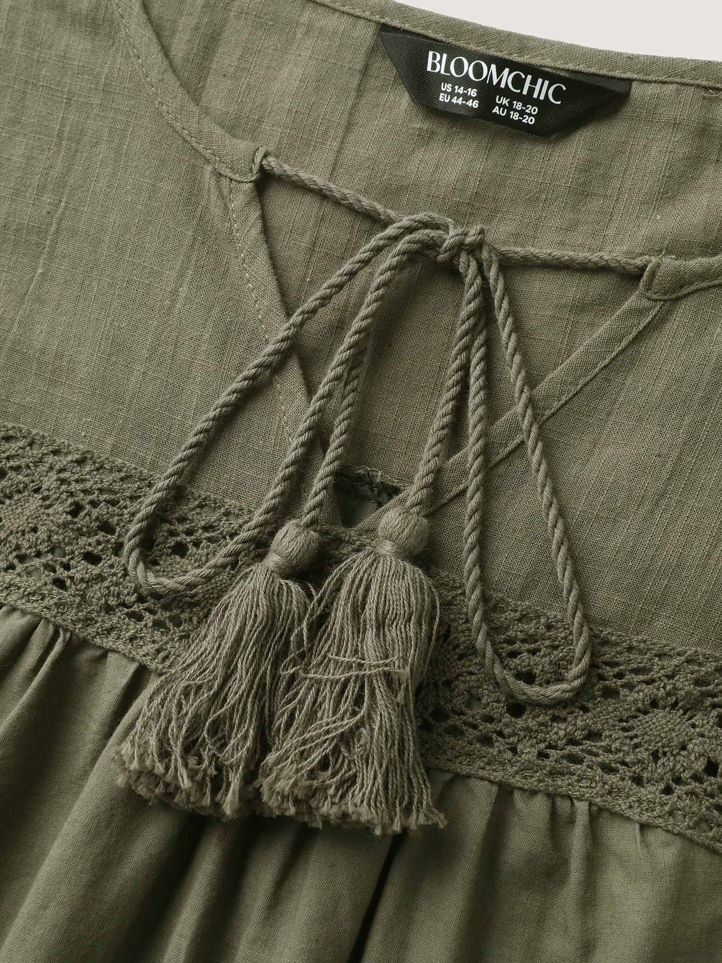 Cotton Eyelet Embroidered Flowy Tank Top