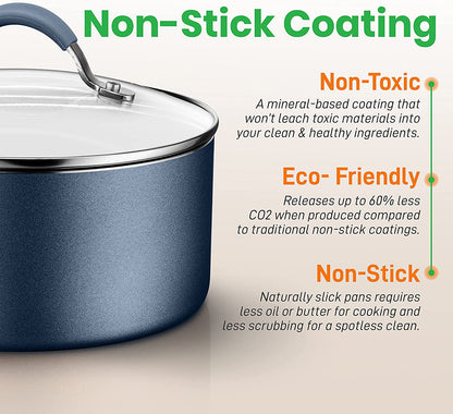 14-Piece Nonstick Cookware