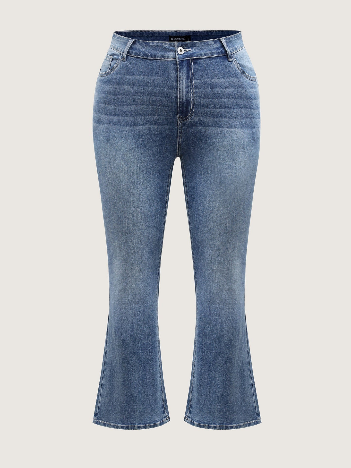 Vintage Straight-Leg Mid-Rise Jeans