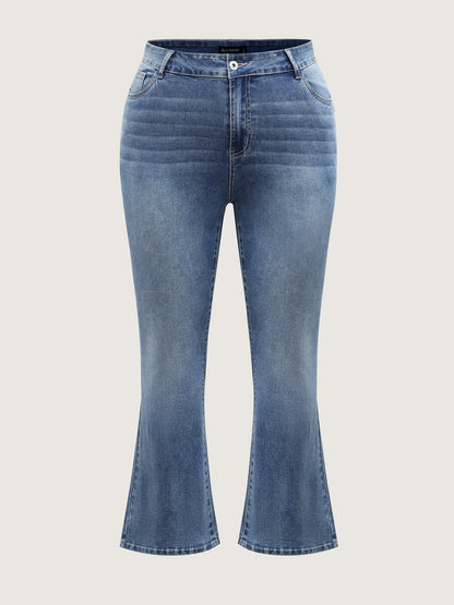 Vintage Straight-Leg Mid-Rise Jeans