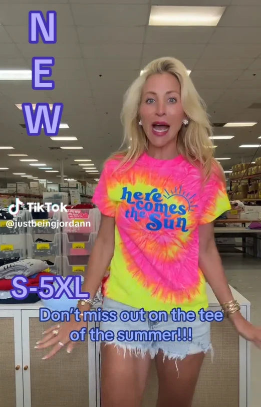 Here Comes The Sun Tie-Dye Tee