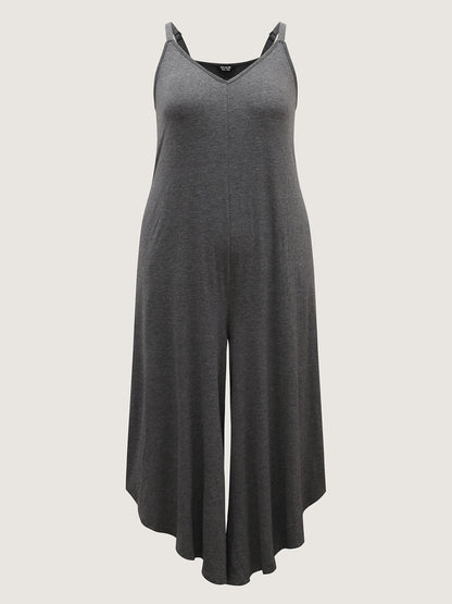 Supersoft Cami Curvy Hem Wide-Leg Jumpsuit