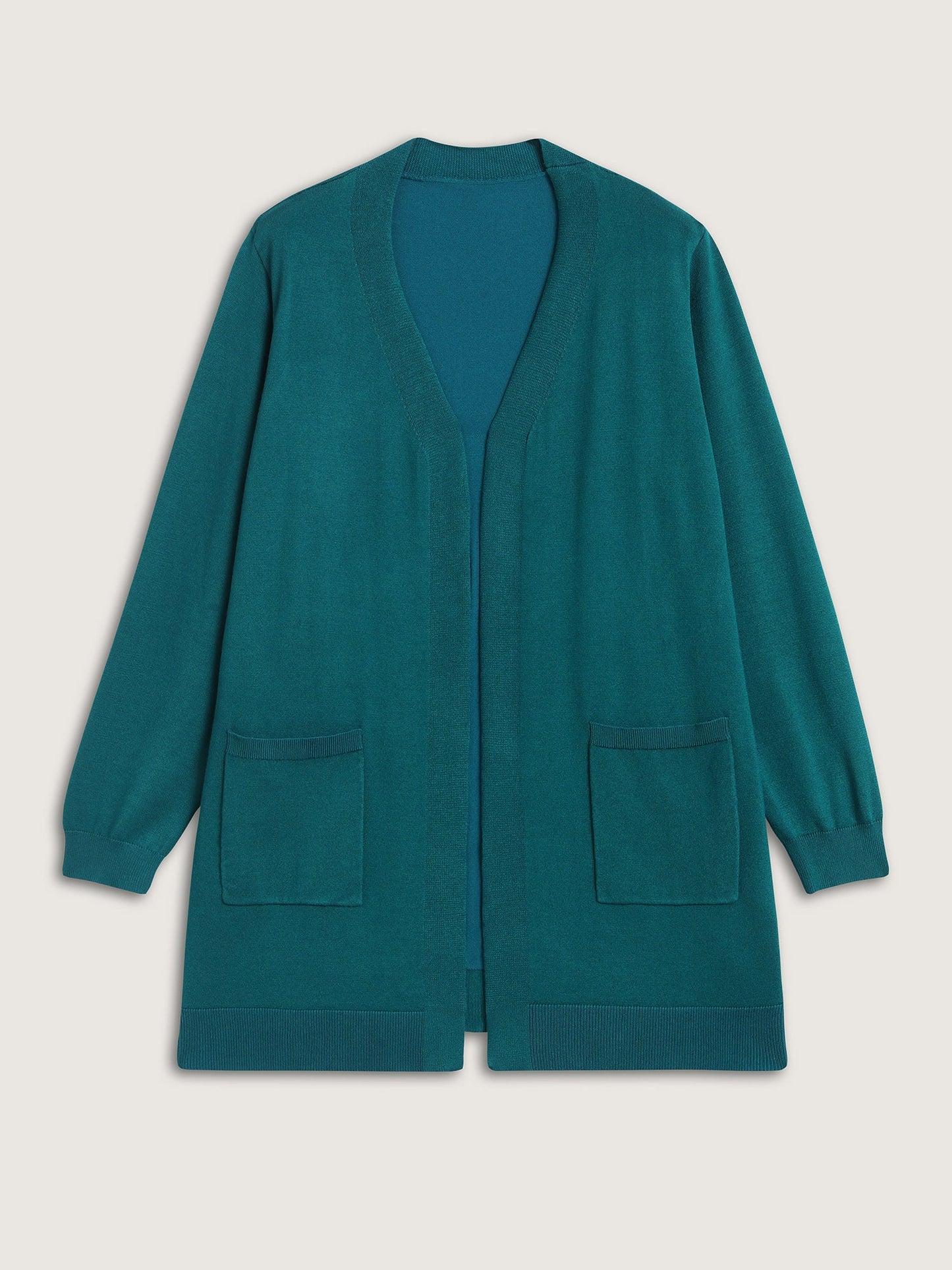 Supersoft Longline Pockets Knit Cardigan