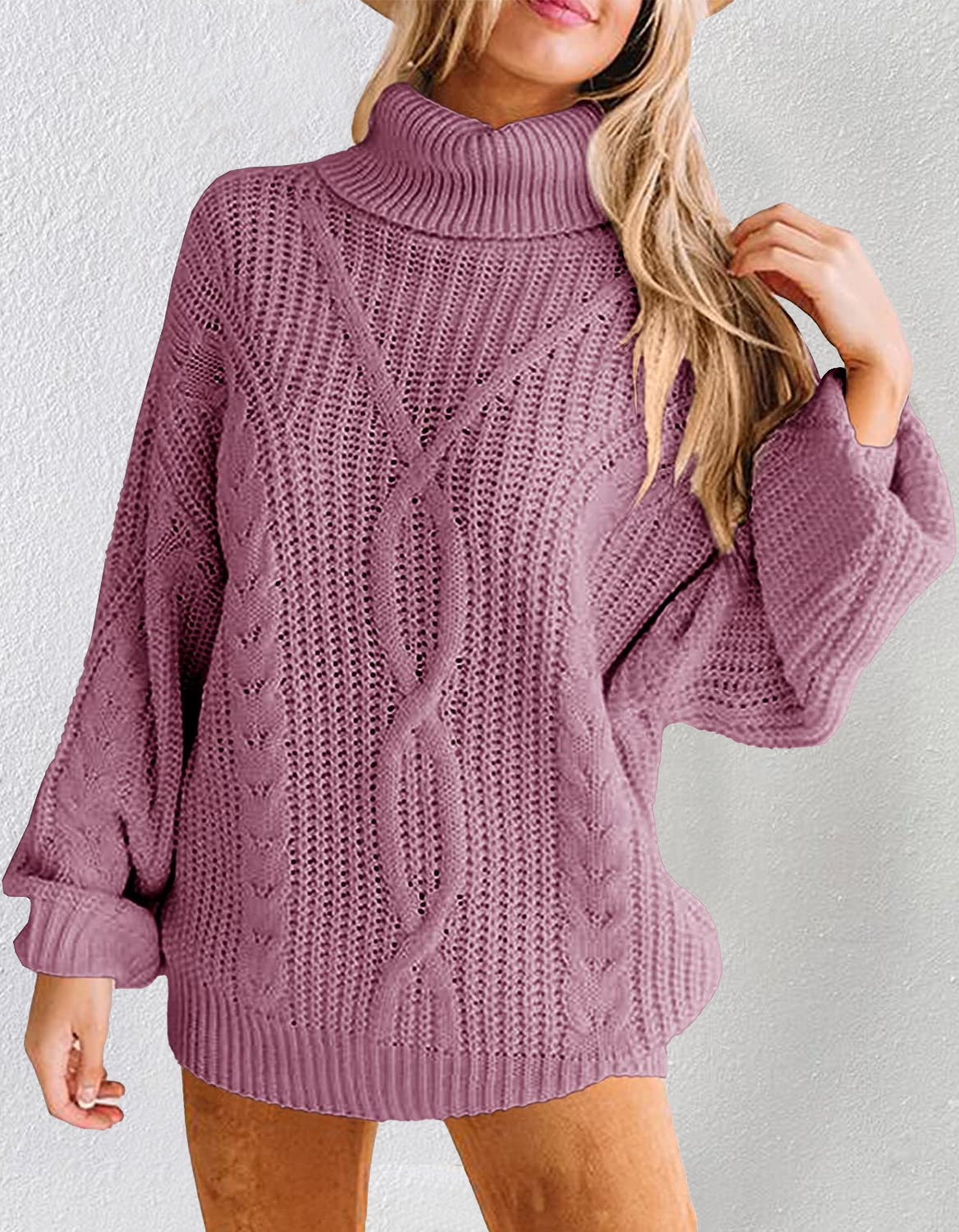 Women's Round Neck Knit Loose Sweater
