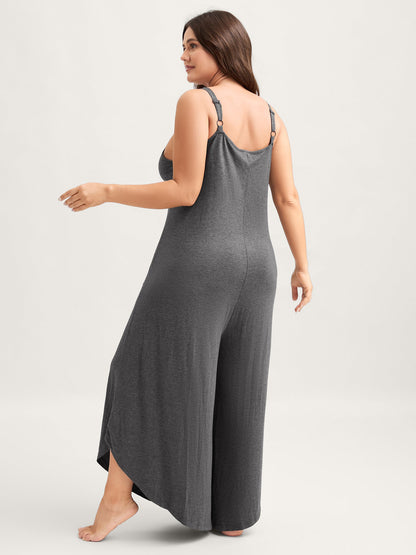 Supersoft Cami Curvy Hem Wide-Leg Jumpsuit