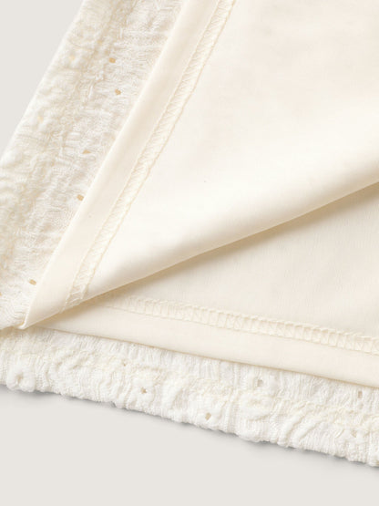 Textured Pleated Front Button Tank Top