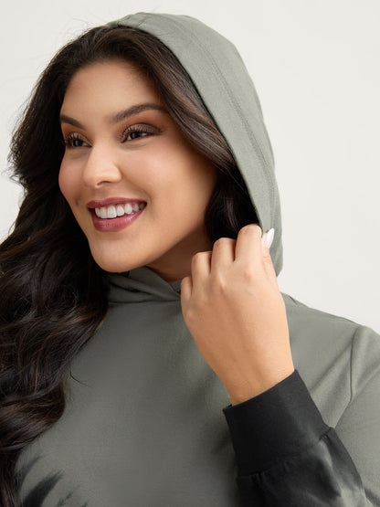 Cotton Dip-Dyeing Smudge Hoodie