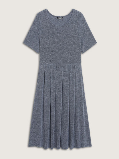 Supersoft Heather Stretch Midi Dress