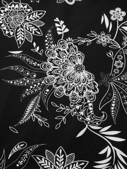 Boho Floral V-Neck Tank Top