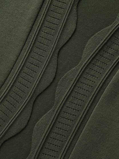 Supersoft Scalloped Trim Three-Quarter Sleeve Cardigan