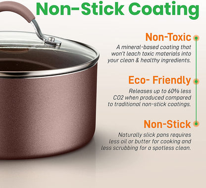 14-Piece Nonstick Cookware
