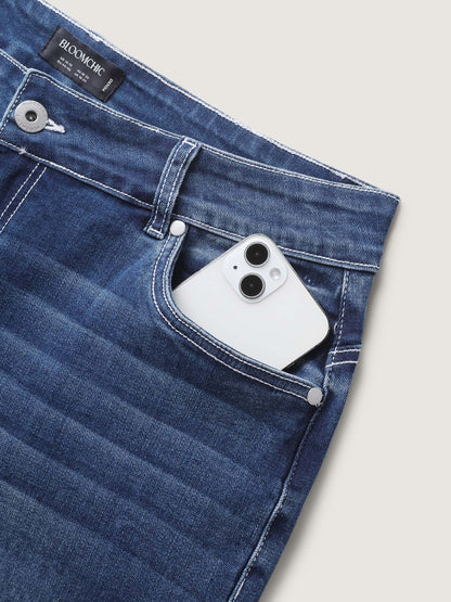 Stretchy Booty-Lifting Skinny-Fit Jeans
