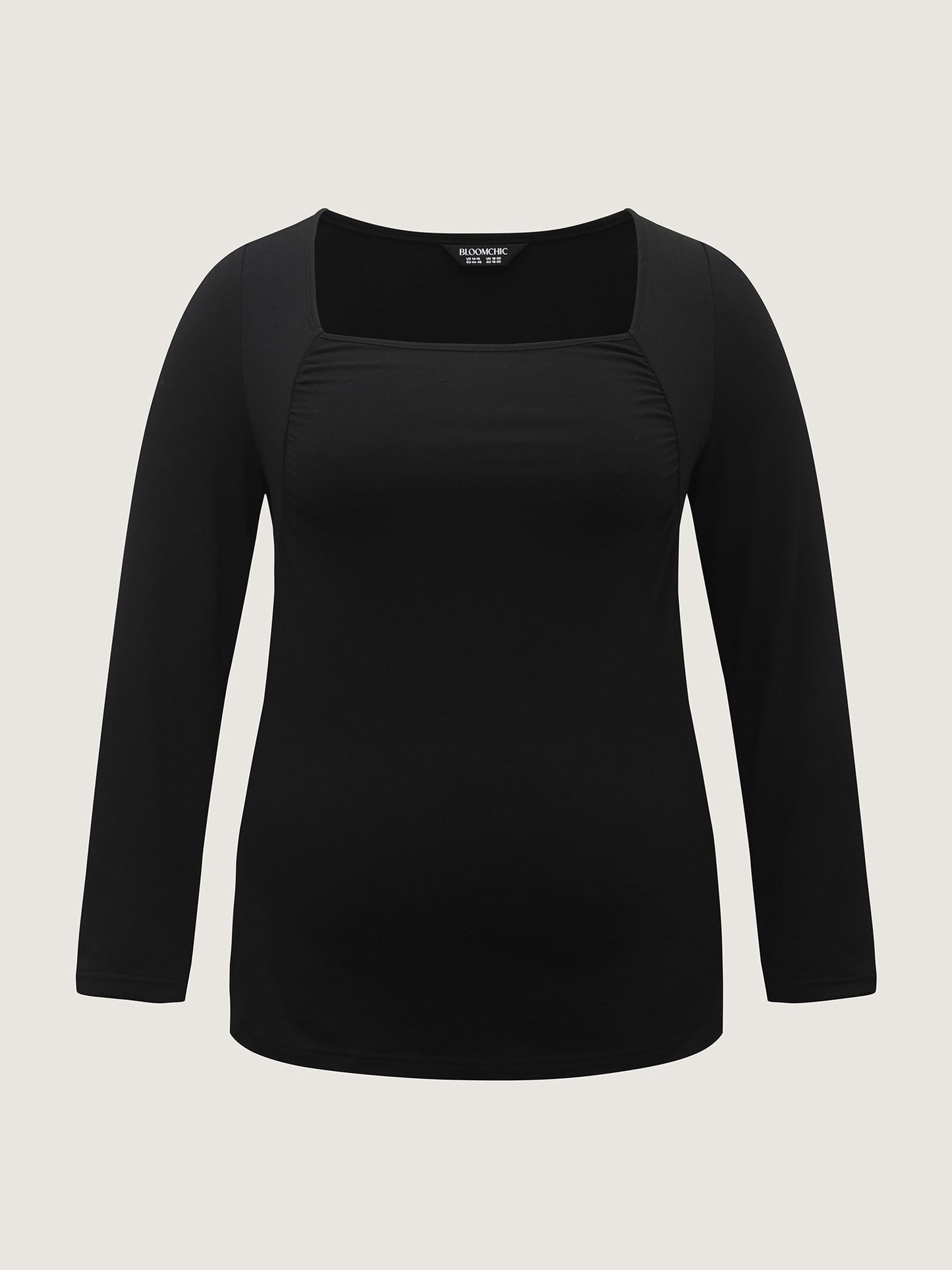 Supersoft Stretchy Pleated Bodice T-Shirt