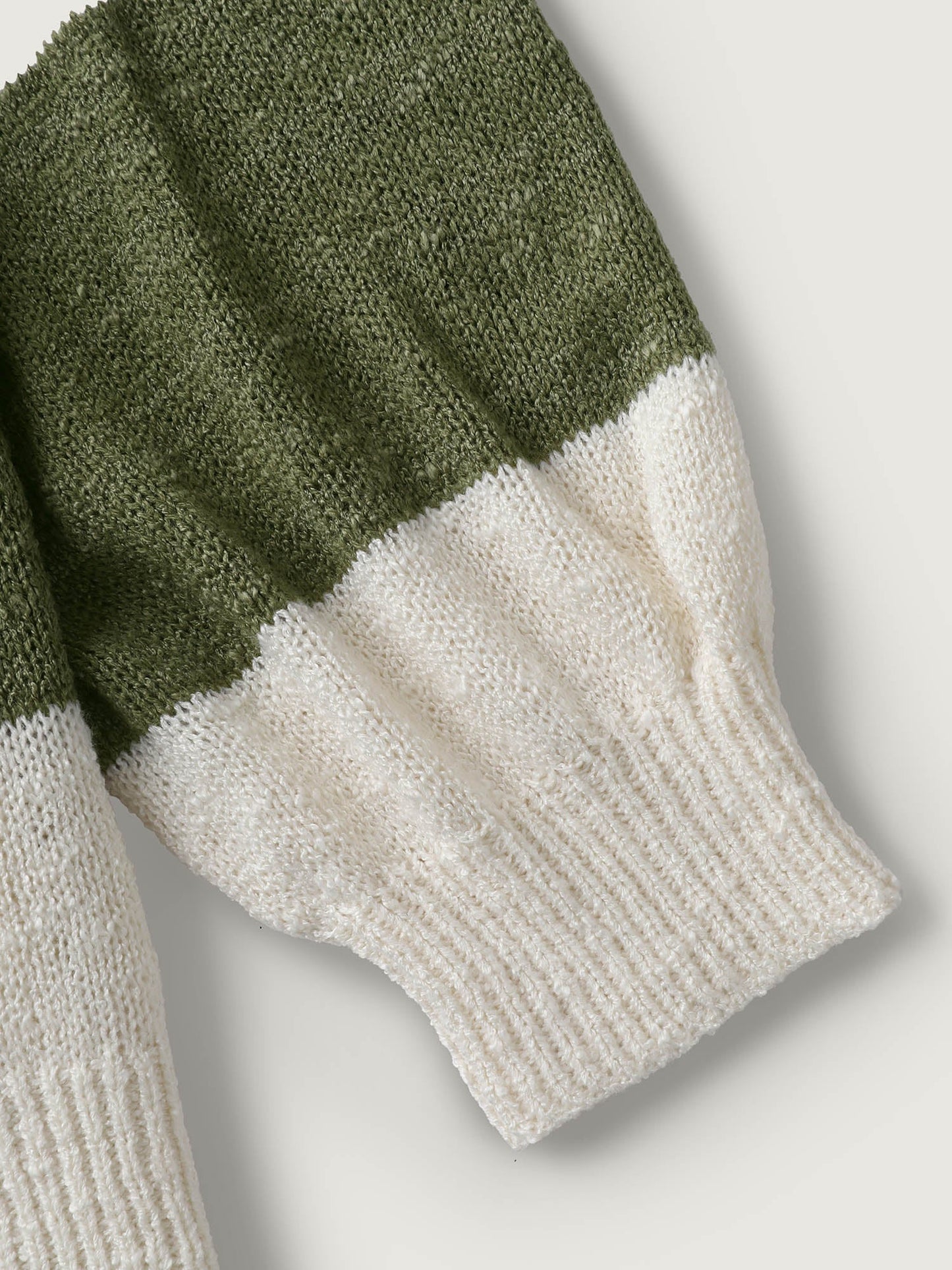 Textured Color Stripes Hooded Knit Cardigan