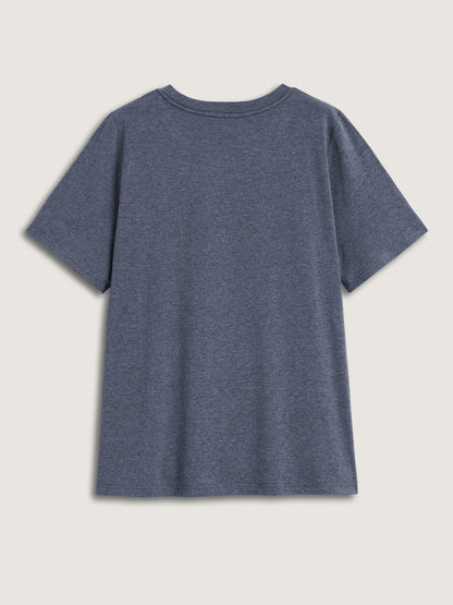 Sunkissed Sunflower Round Neck T-Shirt