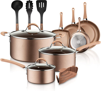 14-Piece Nonstick Cookware