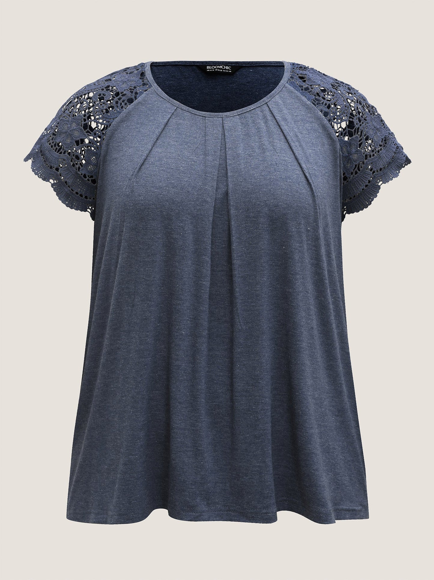 Bust-Comfort Lace Cut-Out Top
