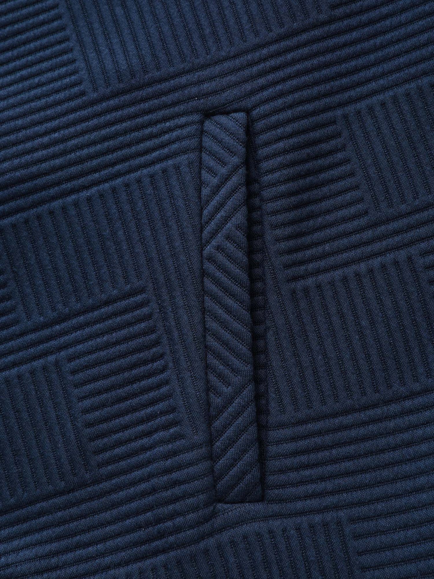 Textured Solid Pockets Zipper Jacket
