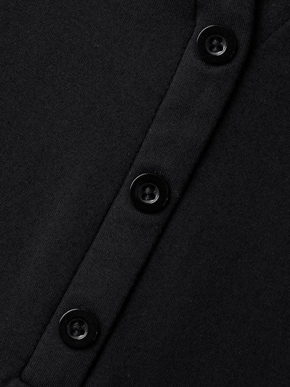 Supersoft Button Placket Solid T-Shirt