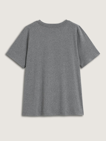Every Heart Printed V-Neck T-Shirt