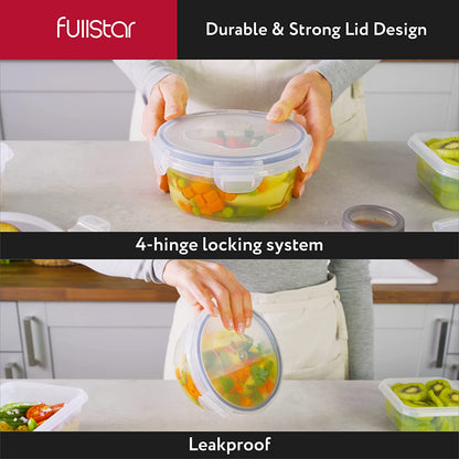 50-piece BPA-Free Food storage Containers Set with Lids