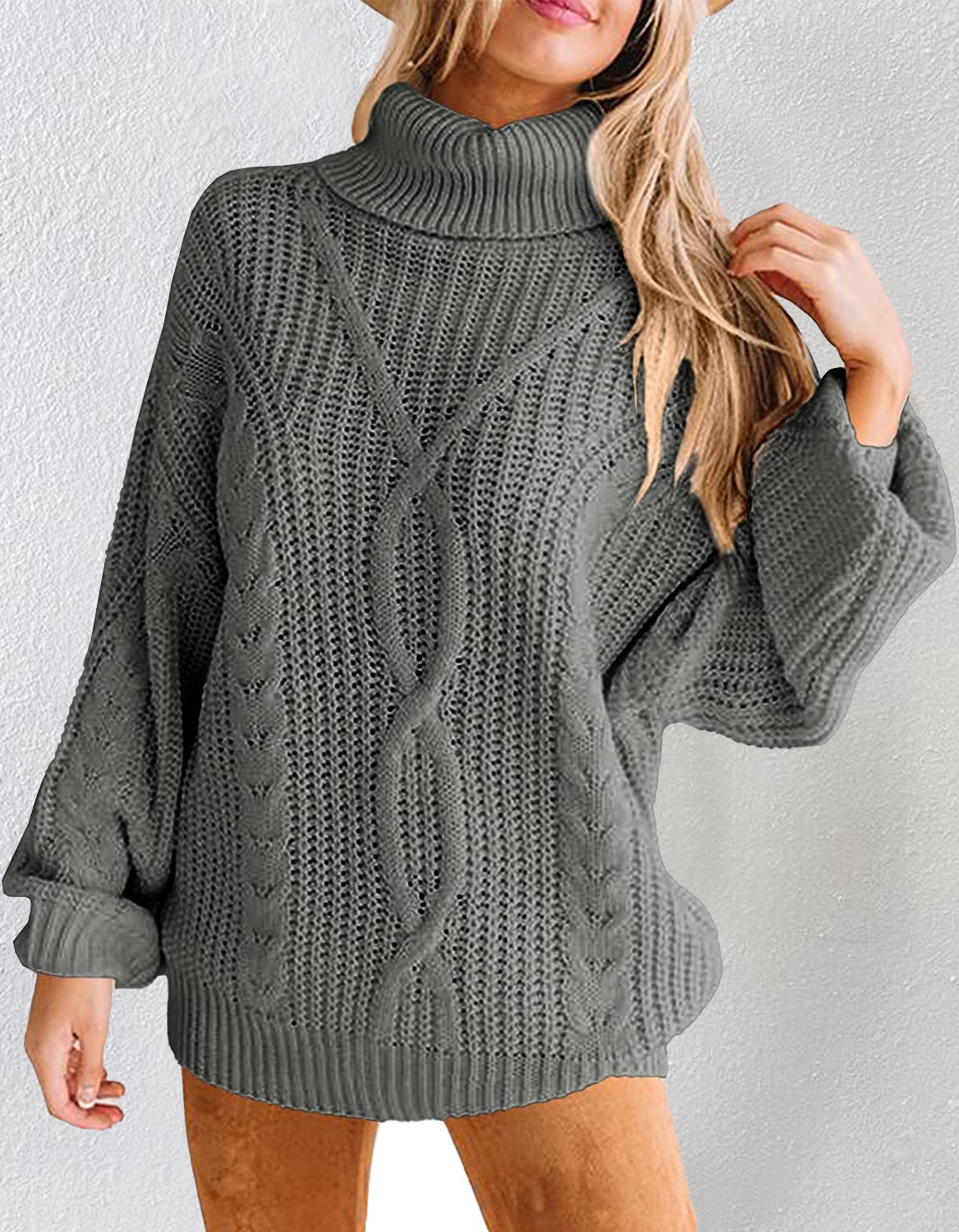 Women's Round Neck Knit Loose Sweater