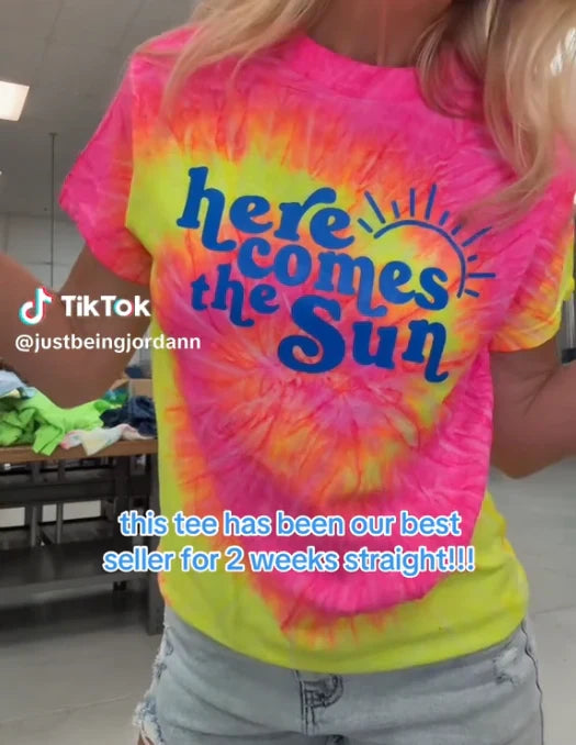 Here Comes The Sun Tie-Dye Tee