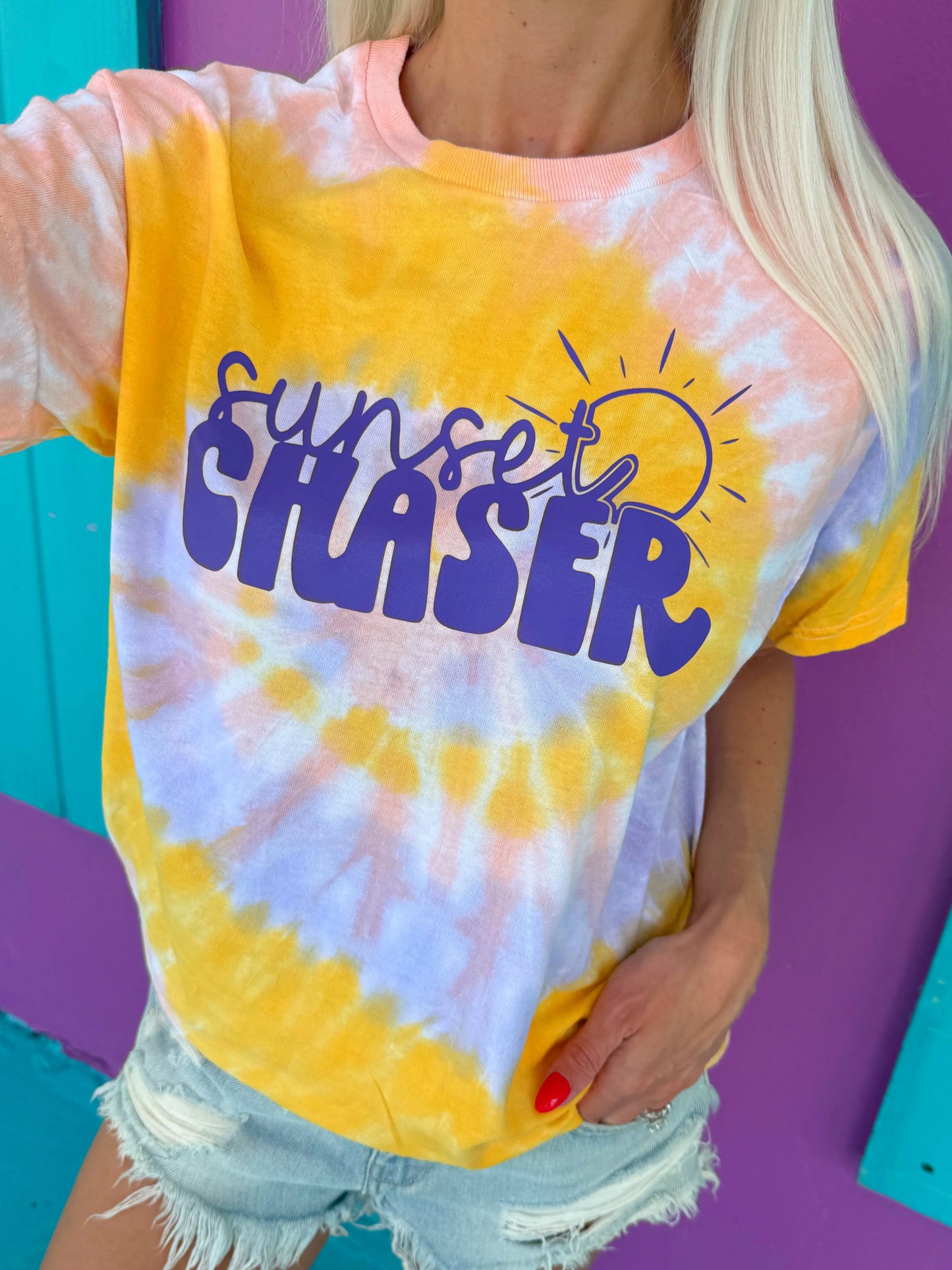 Sunset Chaser Tie-Dye Tee