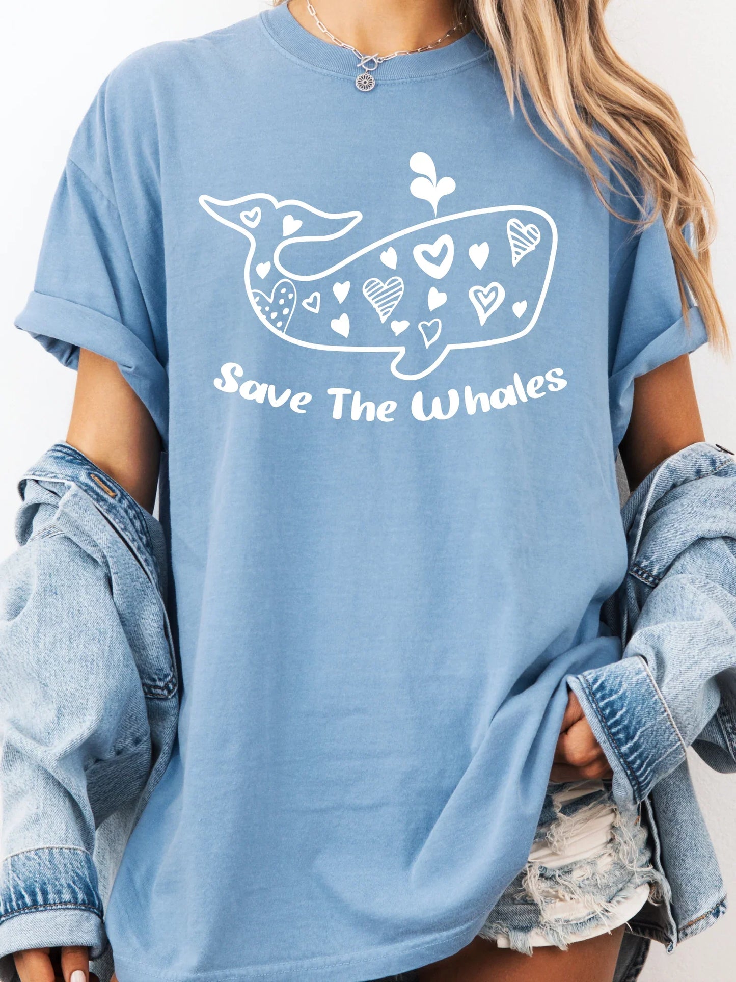 Save The Whales Comfort Colors Tee - Project Save The Tees
