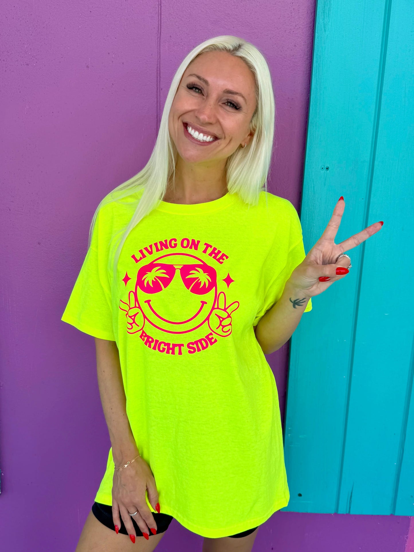 Living On The Bright Side Tee - Project Save The Tees