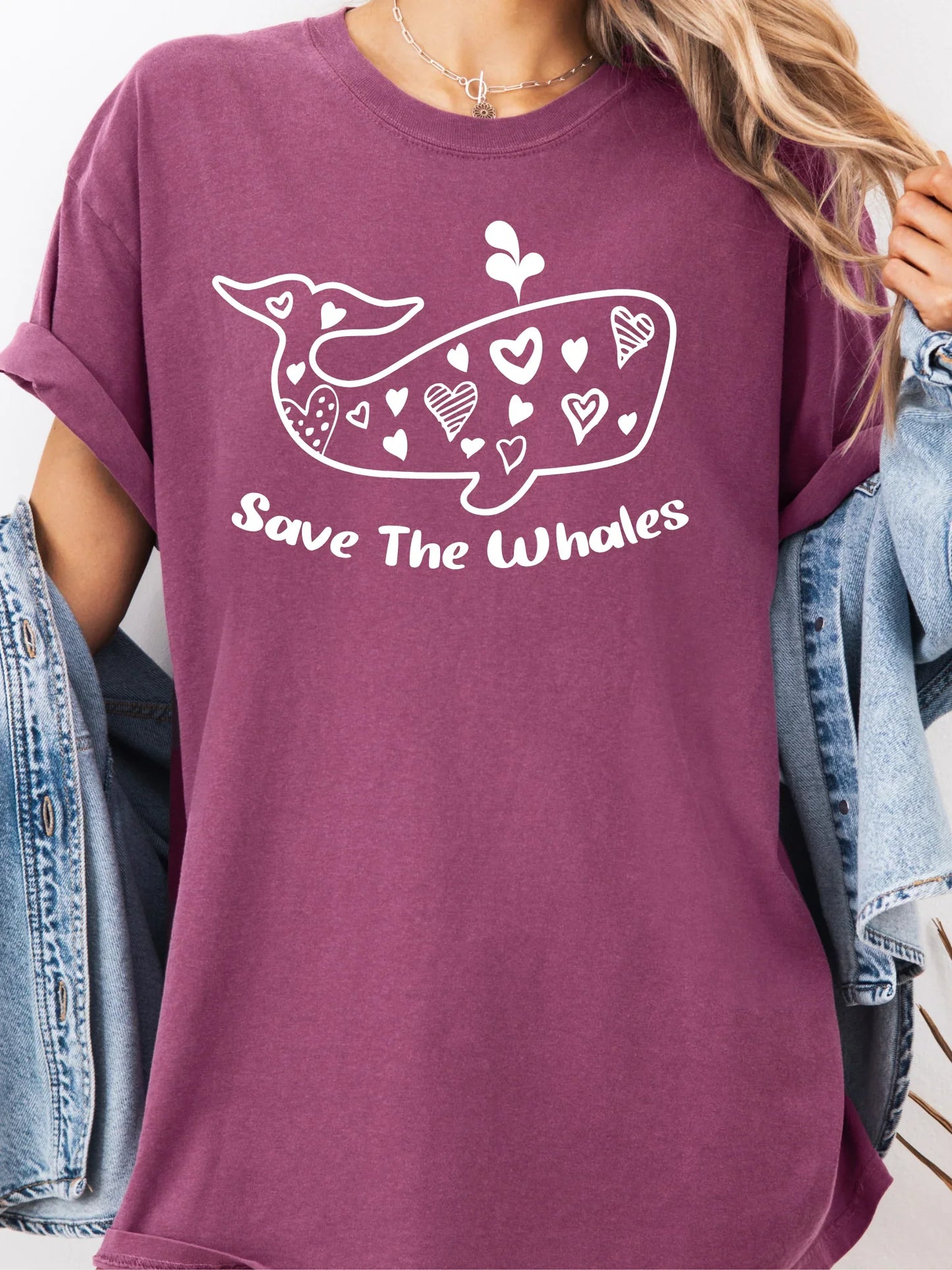 Save The Whales Comfort Colors Tee - Project Save The Tees